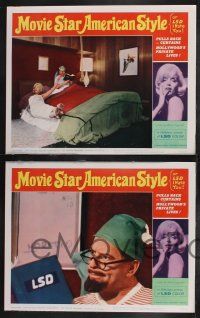 9s308 MOVIE STAR AMERICAN STYLE OR; LSD I HATE YOU 8 LCs '66 Robert Strauss, faux Marilyn Monroe!