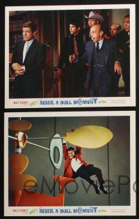 9s617 NEVER A DULL MOMENT 5 LCs R77 Disney, wacky images of Dick Van Dyke, Slim Pickens!