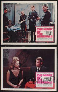 9s543 NIGHT OF THE GENERALS 6 LCs '67 Anatole Litvak, World War II officer Peter O'Toole!