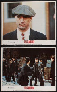 9s332 ONCE UPON A TIME IN AMERICA 8 LCs '84 Robert De Niro, James Woods, directed by Sergio Leone!