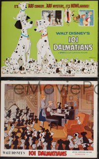 9s335 ONE HUNDRED & ONE DALMATIANS 8 LCs R69 most classic Walt Disney canine family cartoon!