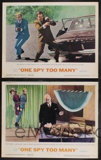 9s488 ONE SPY TOO MANY 7 LCs '66 Robert Vaughn, David McCallum, Dorothy Provine, The Man from UNCLE