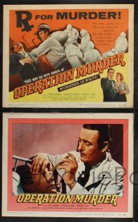 9s337 OPERATION MURDER 8 LCs '57 Dr. Tom Conway is accused of operating & killing at the same time!