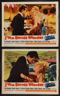 9s727 PALM SPRINGS WEEKEND 4 LCs '63 Troy Donahue, Connie Stevens, teen swingers in California!