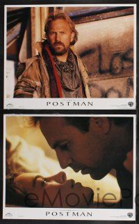 9s347 POSTMAN 8 LCs '97 cool post-apocalyptic images of Kevin Costner, one with Tom Petty!