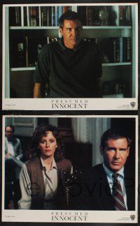 9s491 PRESUMED INNOCENT 7 LCs '90 Harrison Ford, Brian Dennehy, some people would kill for love!