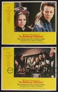 9s357 RAILWAY CHILDREN 8 LCs '71 directed by Lionel Jeffries, Dinah Sheridan, Jenny Agutter!