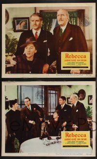 9s550 REBECCA 6 LCs R56 Alfred Hitchcock, Laurence Olivier & Joan Fontaine!