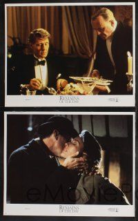 9s361 REMAINS OF THE DAY 8 LCs '93 Anthony Hopkins, James Fox, Chris Reeve, Ivory/Merchant/Jhabvala