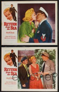 9s362 RETURN FROM THE SEA 8 LCs '54 Jan Sterling, Neville Brand, the fleet's in!