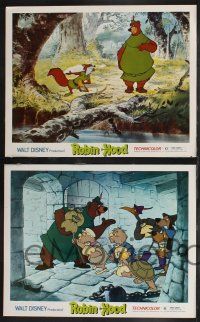 9s628 ROBIN HOOD 5 LCs '73 Walt Disney's cartoon version, the way it REALLY happened!