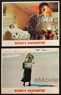 9s629 RYAN'S DAUGHTER 5 LCs '70 David Lean, Robert Mitchum, Sarah Miles, Christopher Jones!