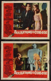 9s630 SEX KITTENS GO TO COLLEGE 5 LCs '60 sexy images of Van Doren, Tuesday Weld & Bardot's sister!