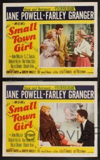 9s631 SMALL TOWN GIRL 5 LCs '53 sexy Jane Powell, Farley Granger, Ann Miller, S.Z. Sakall!