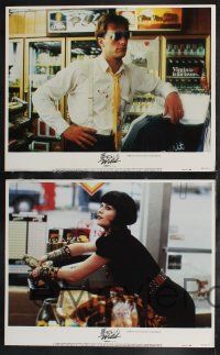 9s393 SOMETHING WILD 8 LCs '86 great images of Melanie Griffith, Jeff Daniels & Ray Liotta!