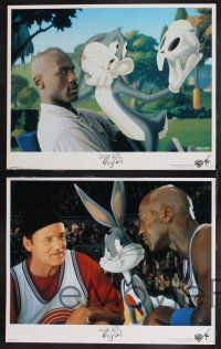 9s397 SPACE JAM 8 LCs '96 wacky images of Michael Jordan, Bill Murray & Bugs Bunny!