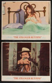 9s409 STRANGER RETURNS 8 LCs '68 Un Uomo, un Cavallo, una Pistola, spaghetti western, Tony Anthony!