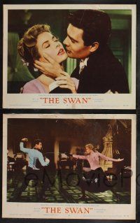 9s557 SWAN 6 LCs '56 wonderful images of beautiful Grace Kelly, Alec Guinness, Louis Jourdan!