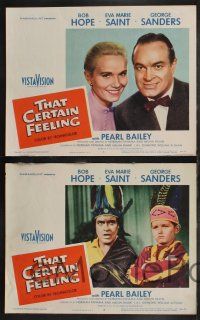 9s426 THAT CERTAIN FEELING 8 LCs '56 Bob Hope, Pearl Bailey, Jerry Mathers!