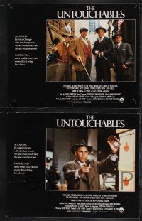 9s444 UNTOUCHABLES 8 LCs '87 Kevin Costner, Robert De Niro, Sean Connery, Brian De Palma