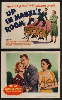 9s445 UP IN MABEL'S ROOM 8 LCs '44 wacky Marjorie Reynolds, Dennis O'Keefe & Gail Patrick!