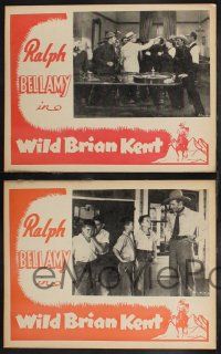9s457 WILD BRIAN KENT 8 Canadian LCs '36 Ralph Bellamy, from Harold Bell Wright novel!