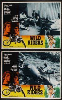 9s651 WILD RIDERS 5 LCs '71 Alex Rocco & another biker end up on the road to Hell!