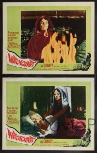 9s460 WITCHCRAFT 8 LCs '64 Lon Chaney Jr, they returned after 300 years to reap BLOOD HAVOC!