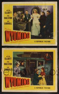 9s654 WYOMING 5 LCs '47 William 'Wild Bill' Elliott, Vera Ralston, Rough...Roarin'...Romantic!