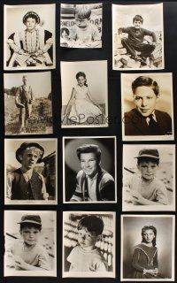9t214 LOT OF 12 8X10 STILLS OF CHILD ACTORS '40s-50s cute portraits of young boys & girls!