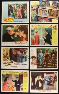 9t100 LOT OF 45 LOBBY CARDS '50s-60s great scenes from a variety of different movies!