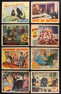 9t107 LOT OF 30 1930s AND 1940s LOBBY CARDS '30s-40s great scenes from a variety of movies!