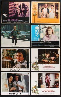 9t110 LOT OF 21 LOBBY CARDS '70s-80s great scenes from a variety of different movies!