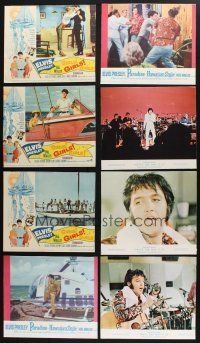 9t111 LOT OF 20 TRIMMED ELVIS PRESLEY LOBBY CARDS '50s-70s Clambake, Speedway & more!