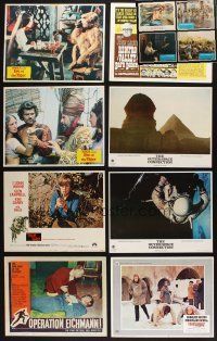 9t112 LOT OF 20 LOBBY CARDS '60s-70s many great scenes from a variety of different movies!