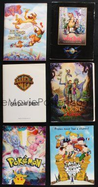 9t130 LOT OF 12 PRESSKITS FROM ANIMATION MOVIES '90s-00s containing a total of 68 stills!