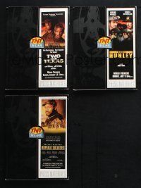 9t132 LOT OF 9 PRESSKITS FROM TNT TV WESTERN MOVIES '90s containing a total of 34 stills!