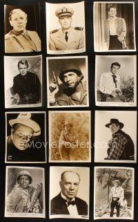 9t209 LOT OF 20 8x10 PORTRAIT STILLS OF MALE STARS '30s-50s Alan Ladd, Charles Laughton & more!