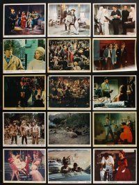 9t210 LOT OF 19 COLOR 8X10 STILLS '50s-70s great scenes from a variety of different movies!