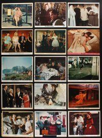 9t211 LOT OF 17 COLOR 8X10 STILLS '50s-70s great scenes from a variety of different movies!