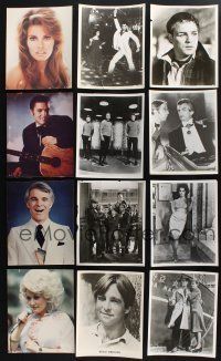 9t227 LOT OF 16 COLOR AND BLACK & WHITE REPRO 8X10 STILLS '80s Bogart, Brando, Elvis, Liz & more!