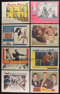 9t090 LOT OF 100 LOBBY CARDS '44 - '82 great scenes from a variety of different movies!