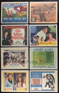 9t092 LOT OF 97 LOBBY CARDS '41 - '75 great scenes from a variety of different movies!