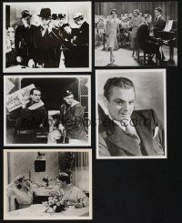 9t236 LOT OF 5 REPRO 8x10 STILLS OF JAMES CAGNEY '80s includes classic Public Enemy scene!