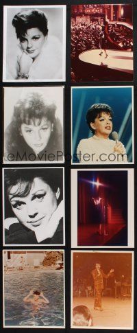 9t235 LOT OF 8 REPRO 8X10 PUBLICITY STILLS OF JUDY GARLAND '80s portraits of the legendary actress