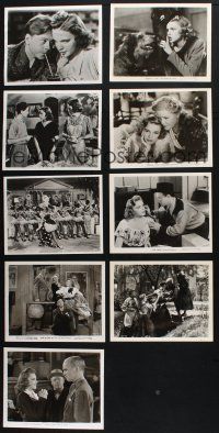 9t233 LOT OF 9 REPRO 8X10 STILLS OF JUDY GARLAND '80s scenes from her 1930s & 1940s movies!