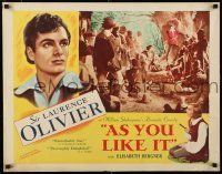 9w021 AS YOU LIKE IT 1/2sh R49 Sir Laurence Olivier in William Shakespeare's romantic comedy!
