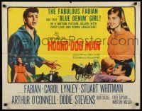 9w121 HOUND-DOG MAN 1/2sh '59 Fabian starring in his first movie with pretty Carol Lynley!