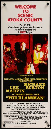9w520 KLANSMAN insert '74 Lee Marvin, Richard Burton, it's a great place to live, if they let you!
