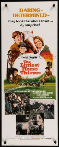 9w536 LITTLEST HORSE THIEVES insert '77 clever enough to outsmart a town & brave enough to save it